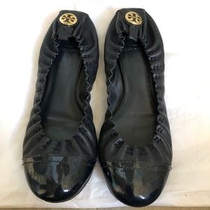 Tory Burch Abbey Cap Toe Ballet Flat